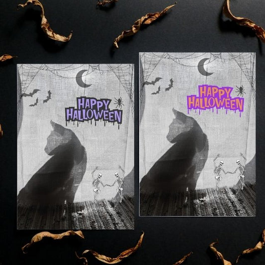 Halloween Hermiona Postcards, set of 2